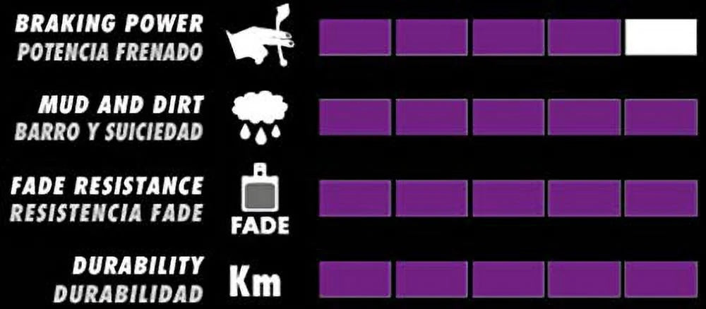 Purple, Avid G1652 Galfer R E-Bike Adult Pads Code Unisex, 2011 Size Brake One