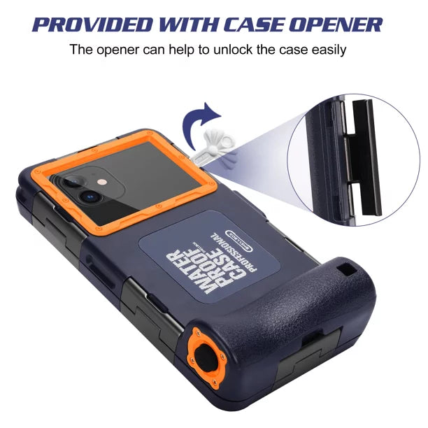 UrbanX with to Case Surfing Housing P Professional Smart Underwater And for Photo [15m/50ft] Snorkeling Z Waterproof Up Diving Swimming LCD Inch Protective all Phones 6.9 Lanyard Video