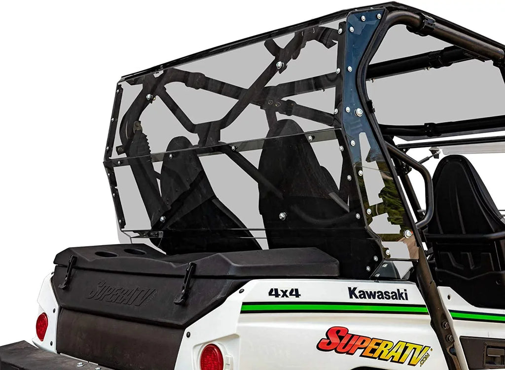 Windshield Lightly Flying 4 Glass / Teryx 2021+ 4 You in Kawasaki Teryx Tinted Rear From Polycarbonate Duty 2014+ S 800 Protects Stronger for Than 250x SuperATV USA! Heavy Made Debris Thick 1/4"