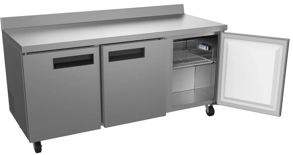 16.9 ft. with 3.5 72 Three-Door – in. Refrigerator Backsplash in. Worktop KoolMore Cu.