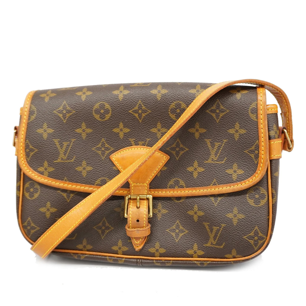 Vuitton Auth Women's Monogram Shoulder Pre-Owned Louis Sologne Bag M42250 (Fair)