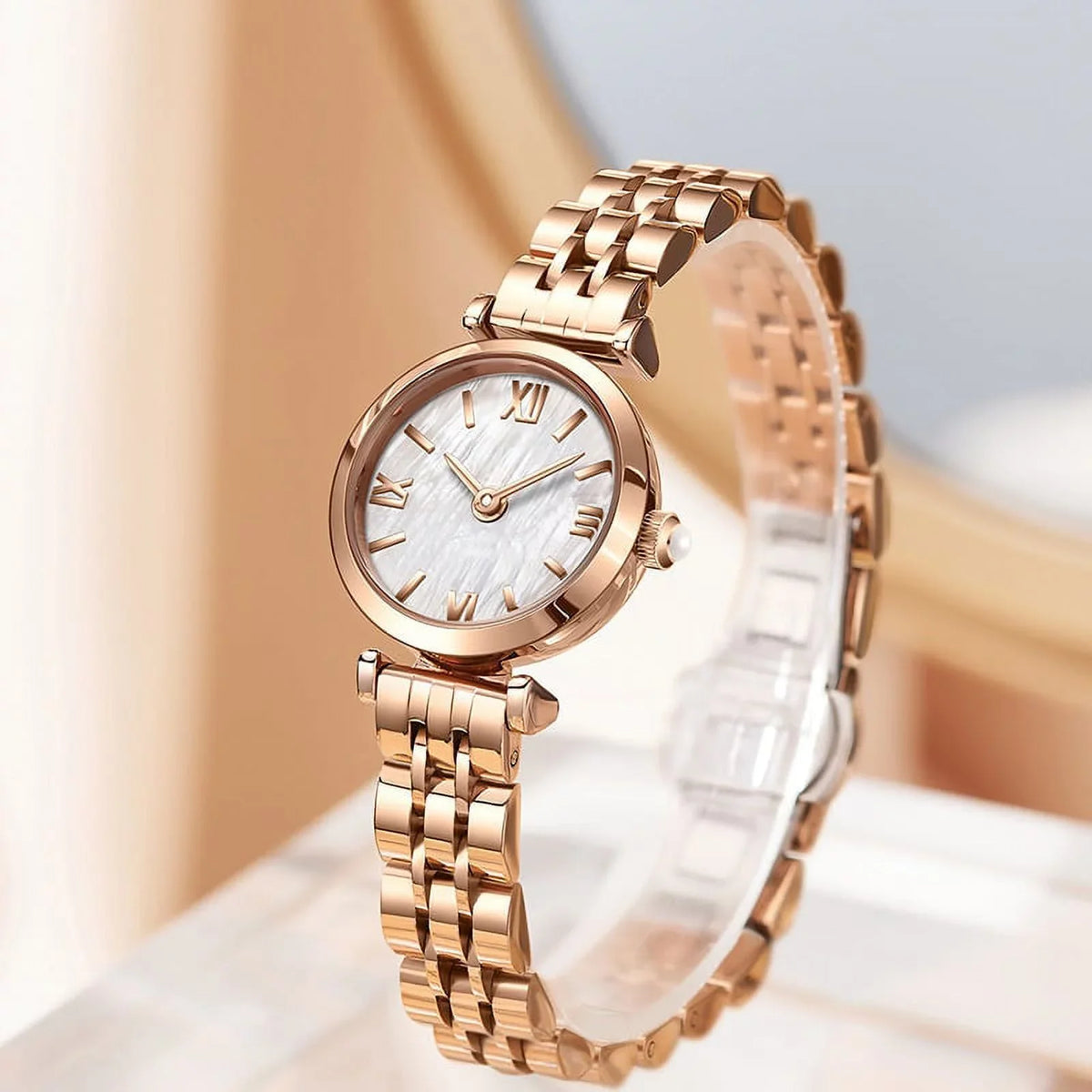 Watches Stylish Watch Gold Steel Female Ladies 2022 Watch reloj Creative for Wrist Desgin Women Quartz Fashion Rose Stainless
