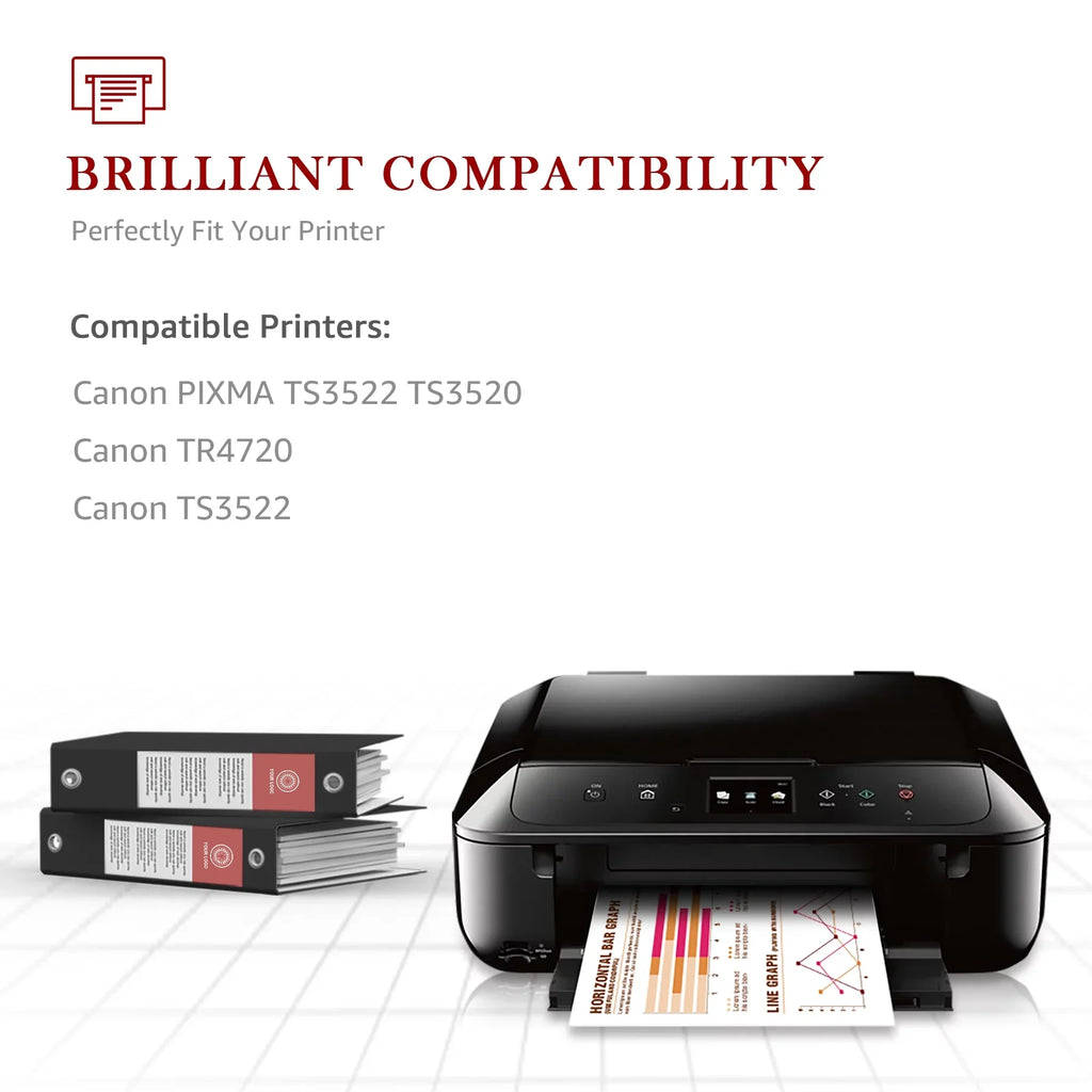 Printer(2 Canon 275XL 276 276XL TS3522 Combo CL-276 Canon Replacement Ink Color) for Black, PIXMA 275 TR4700 PG-275 TS3500 XL TR4720 Cartridge TS3520 Compatible with 2 TR4722