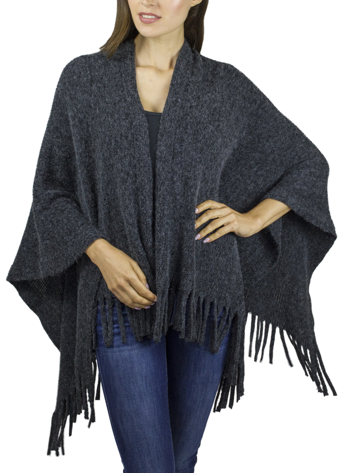 Textured Adrienne Wrap Fringe Vittadini with Women's