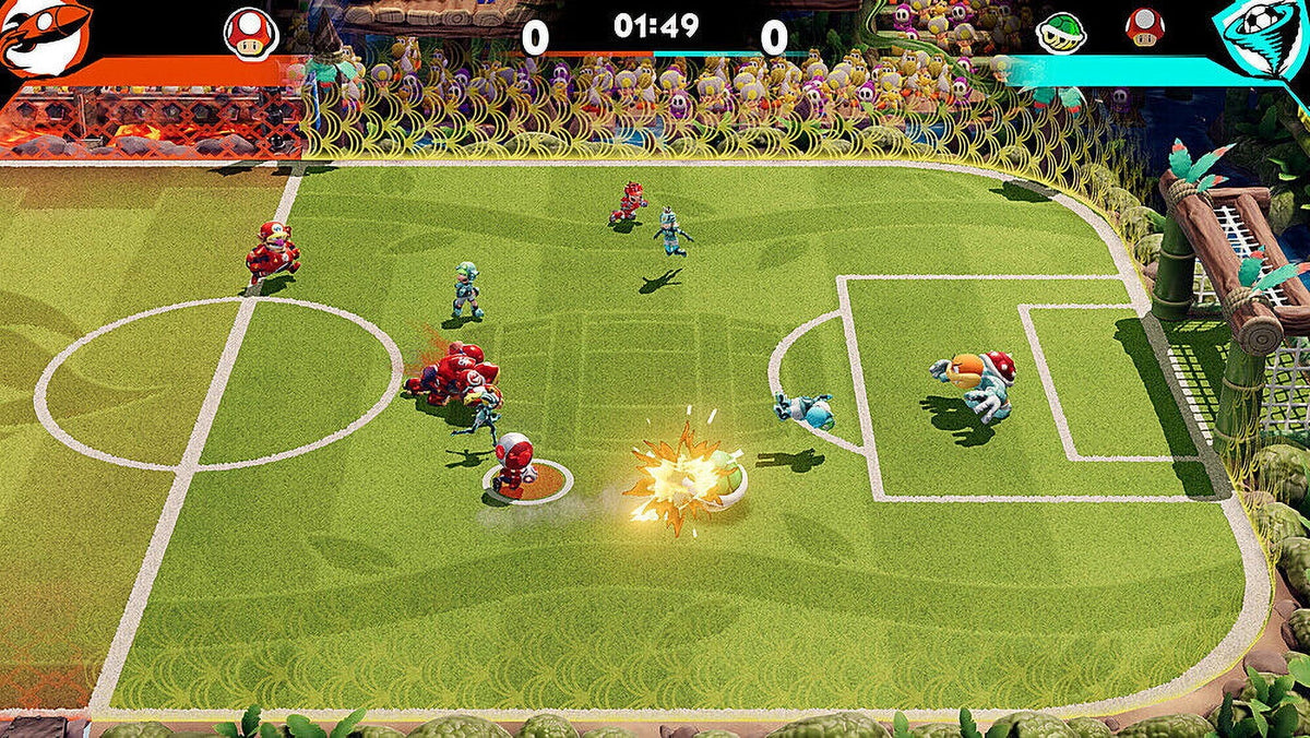 Switch Switch... - League OLED Nintendo Model, Strikers: Battle Nintendo Mario
