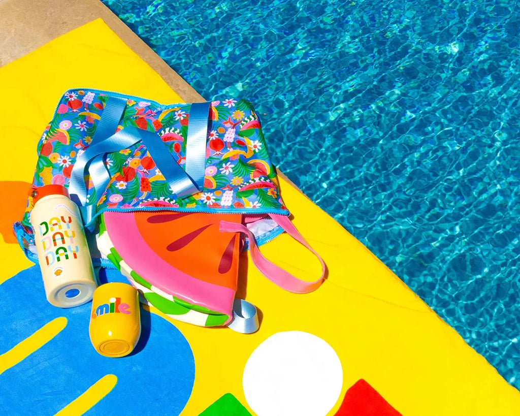 Soft Cooler, Bag, ban.do Cooler Days, Straps, Sided or Cute Beach Picnics Insulated Chill 2.0 Cooler for with Shoulder Watermelon Super Portable Bag