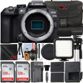 SanDisk 128GB (Body Card + EOS Flash Only) Case + Camera Bundle LED Mirrorless Canon Accessory with Memory Pack R10 Premium + 2 SV