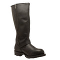Zipper Black Men's Boot 16" Biker Engineer