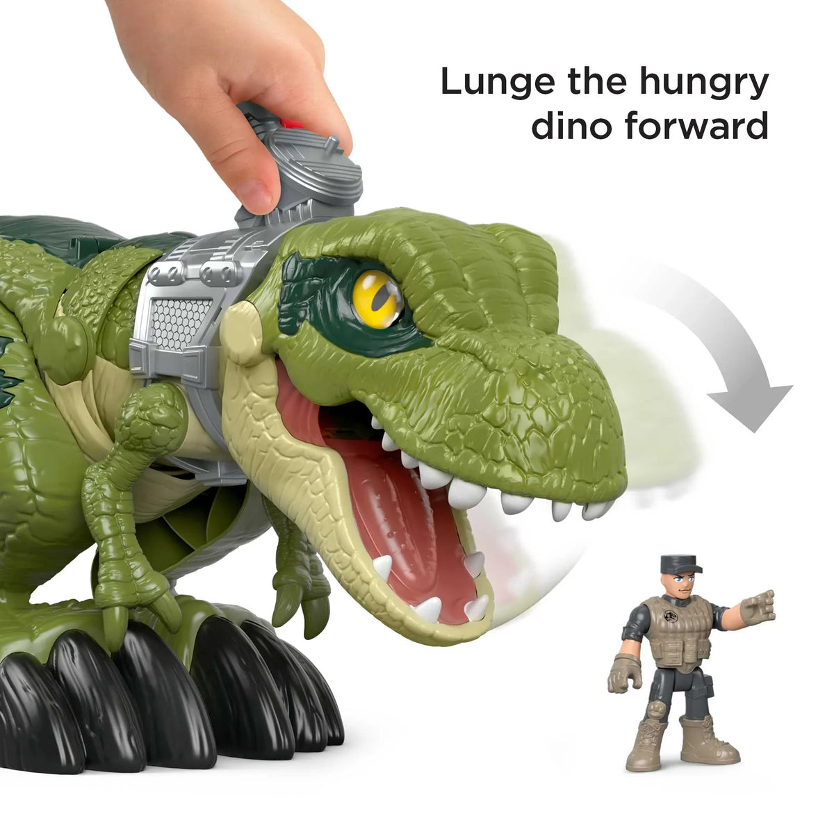 Imaginext T.Rex World Mouth Jurassic Playset Mega Dinosaur