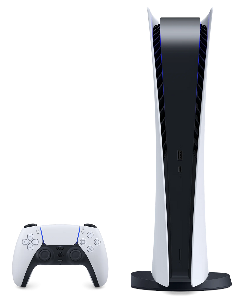 825GB with Plus PlayStation Month 3 - PS5 SSD White PS - Version, With Membership - Digital All Digital Controller 5 Console Wireless
