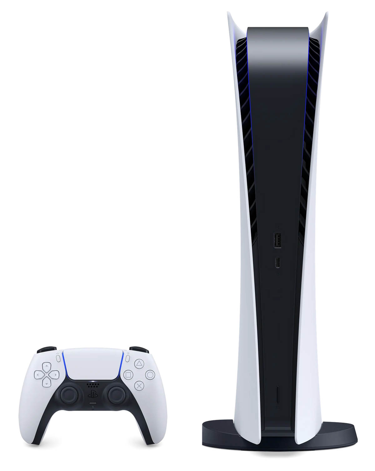 825GB with Plus PlayStation Month 3 - PS5 SSD White PS - Version, With Membership - Digital All Digital Controller 5 Console Wireless