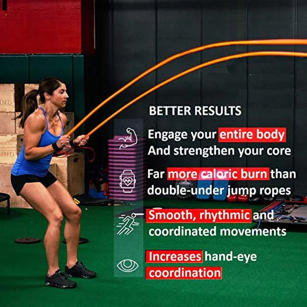 Heavy Training Rubber Wave Battle Edition Battle (Red) for Strength Ropes Workout Fitness Inertia Abdominal Battle | Elastic for Alternative Ropes | Rope Workout Gronk an Ropes |