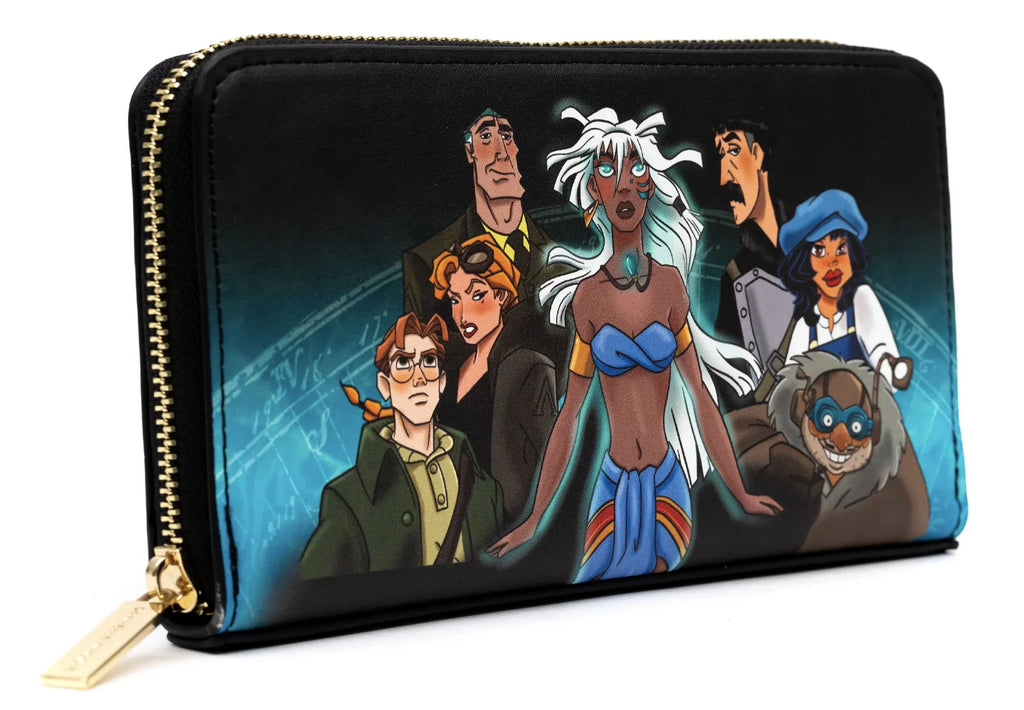 Danielle Nicole Wallet - Disney Around Zip Atlantis