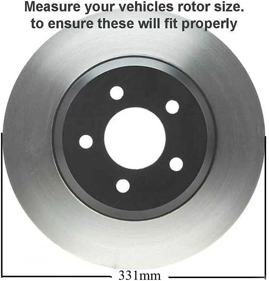 Front Slotted Drilled Detroit Axle inch 2002 Rotors for 2004 & - Brake Brake Kit Brakes Ford Replacement Duty 13.03" F-250 2000 Super 4WD 1999 : 2001 Pads Ceramic Rotors 1999-2004 F-350 2003 Excursion