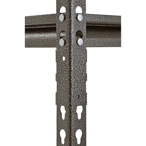 Rack 5-Shelf Shelves, per x 60"H Shelf; Capacity Muscle Silver 500 30"W x lbs. Freestanding 12"D Steel