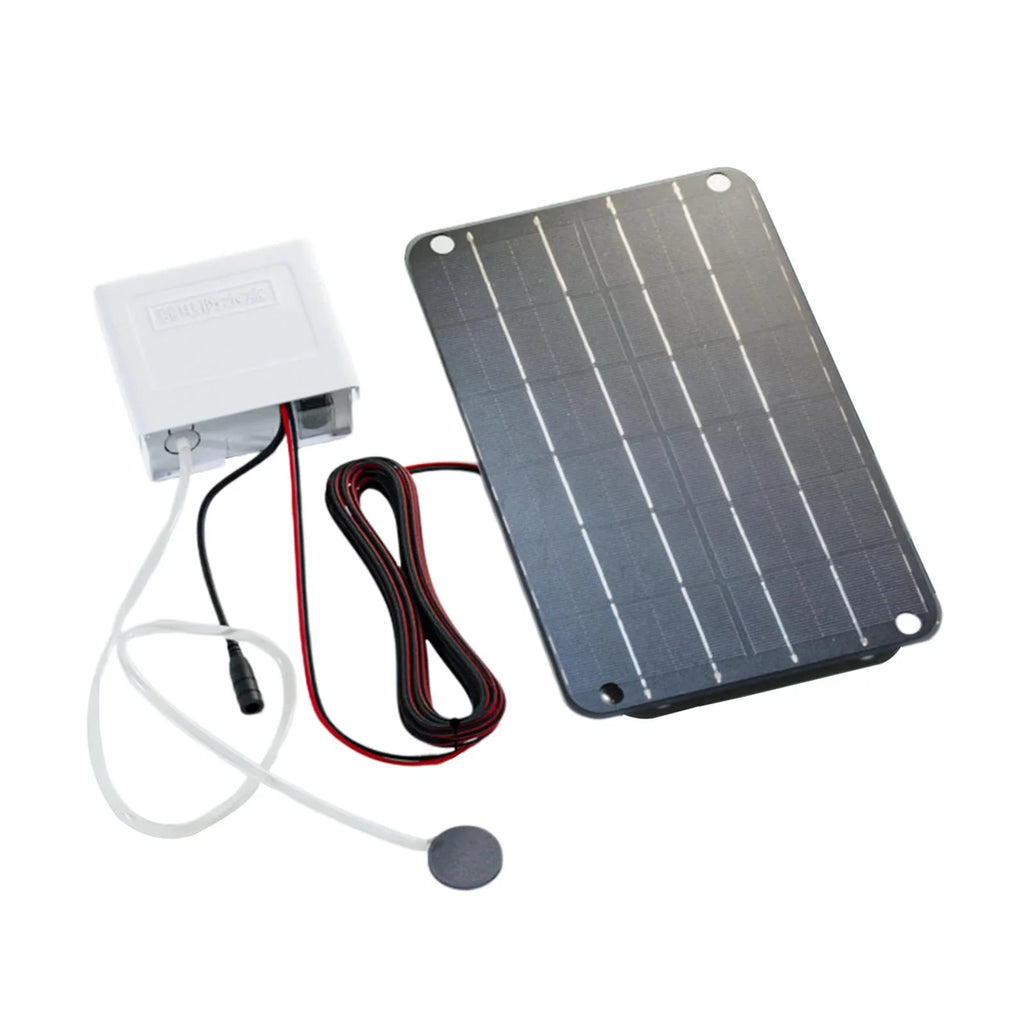 Silent Pump Pond Pump,Aquarium Air for Solar Friendly,6V Powered Air Solar Pump SunniMix Aerator Pond Eco Oxygenator Hydroponics Solar