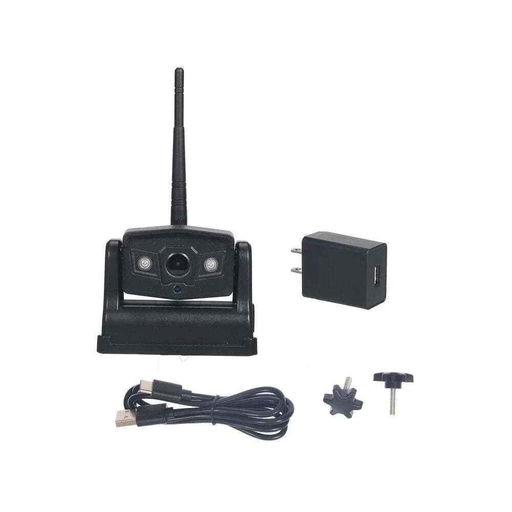 Mount, View JahyElec Camera, 9600mAh for Magnetic Front/Rear Backup Wireless Battery, Ideal WiFi