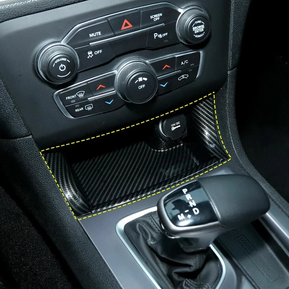 Trim Cover Gear Shift Teledu Consoles Storage 4pc Panel Center