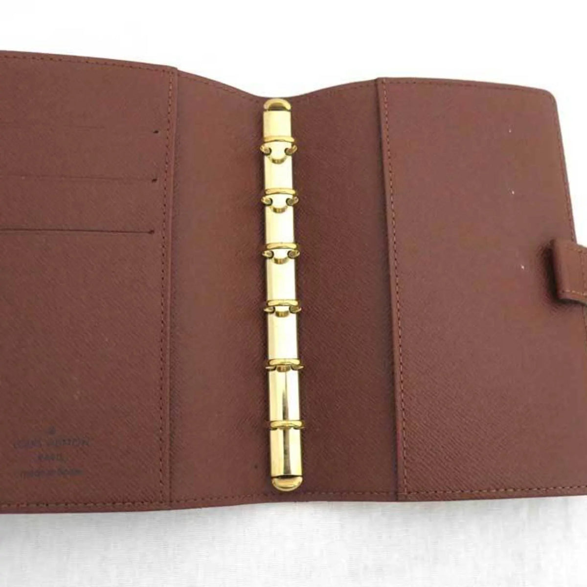 Monogram LOUIS Louis Notebook Agenda R20005 Cover Vuitton Unisex PM (Good) Pre-Owned VUITTON Canvas Brown