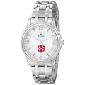 Panthers Men's Hanover Quartz Steel Bulova Silver Watch Stainless