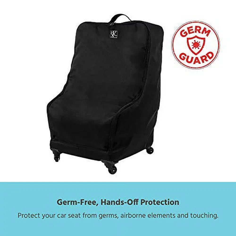 Padded Bag J.L. Black Seat Wheelie Deluxe Childress Travel Car Carrier, and Spinner