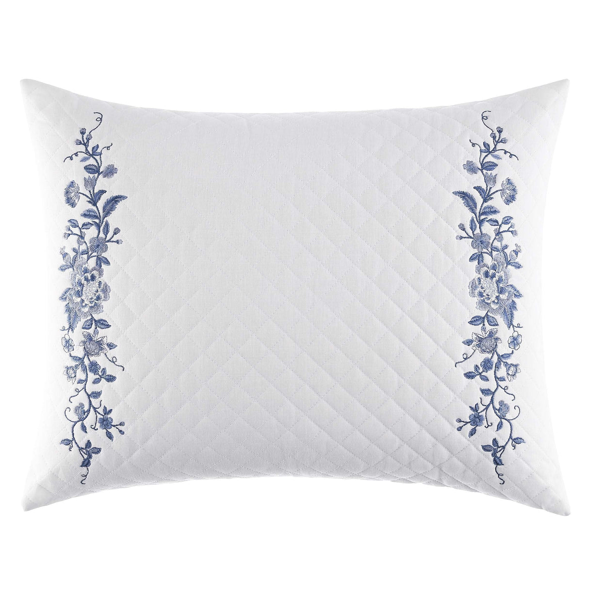Perfect Bedroom 20") Pillow Throw Charlotte Ashley (Pack Decorative Pillow Decorative (16" Throw Living Pillow, Charlotte D and Laura Premium Blue/White 1), Count Quality, x 1 Blue/White cor, Home Designer of Room Collection for