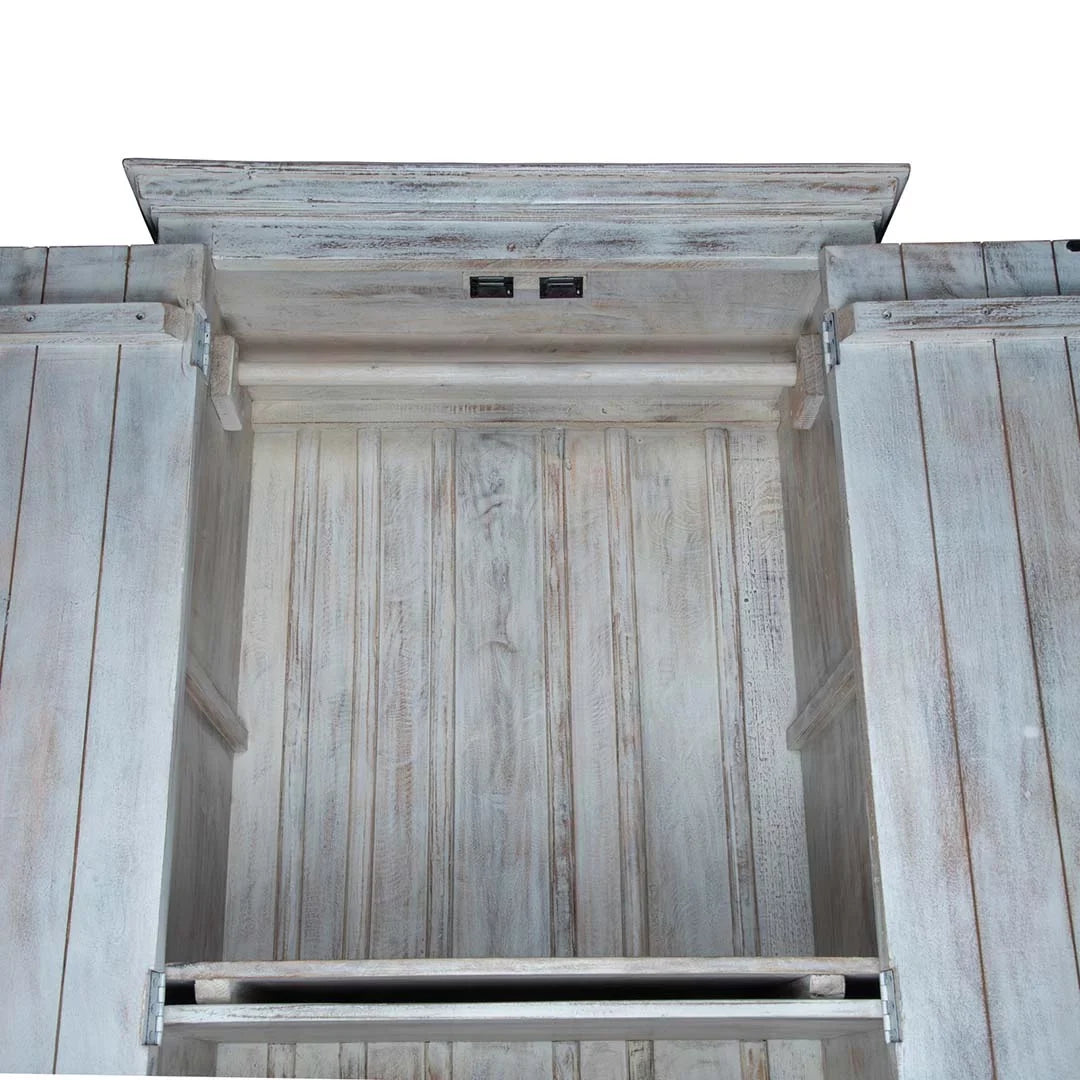 Carved White Wardrobe Maadze Shabby Chic