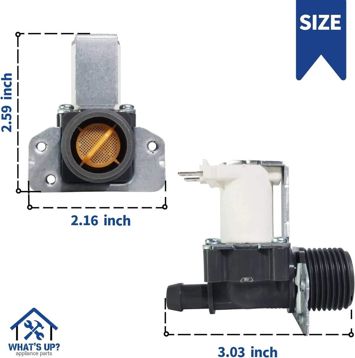 LG Replaces 5220FR2006Q What's Washers Machine Up? AP4441935 for 1268123 Valve PS3527427 5220FR2006L 5220FR2006H Washing