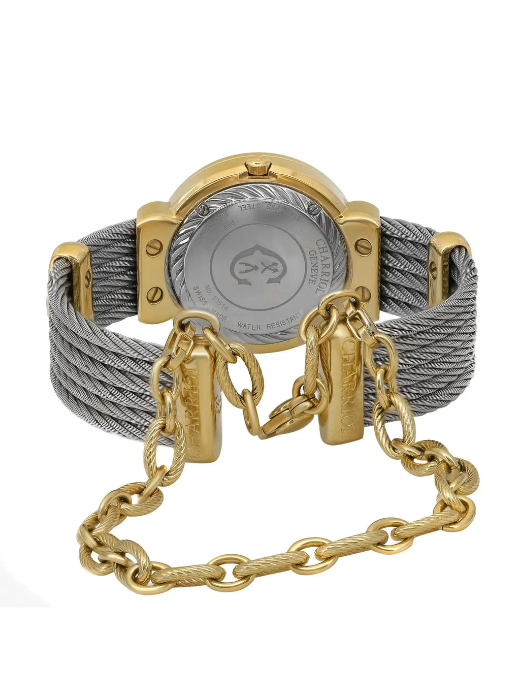 ST30YD.560.009 Watch St MOP Steel Ladies Charriol Quartz Diamonds New Tropez