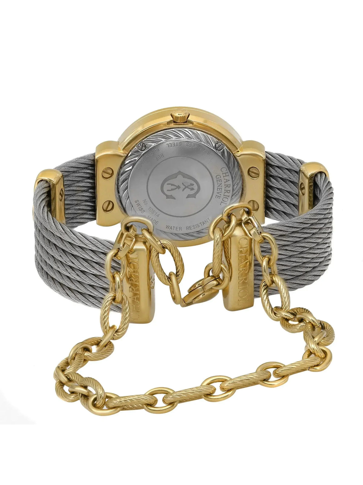 ST30YD.560.009 Watch St MOP Steel Ladies Charriol Quartz Diamonds New Tropez
