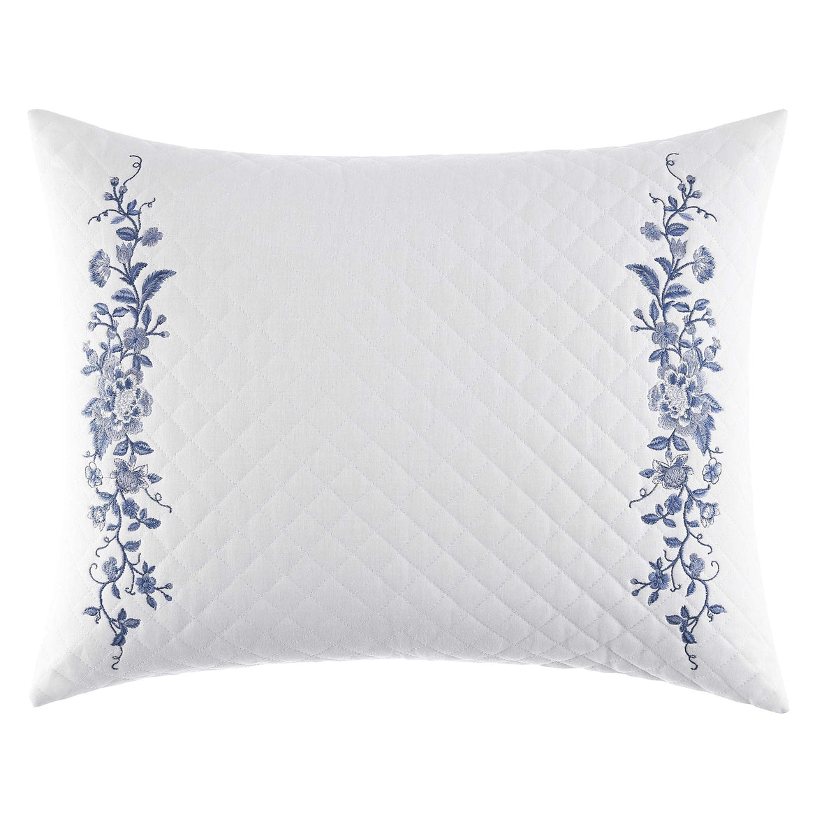 Perfect Bedroom 20") Pillow Throw Charlotte Ashley (Pack Decorative Pillow Decorative (16" Throw Living Pillow, Charlotte D and Laura Premium Blue/White 1), Count Quality, x 1 Blue/White cor, Home Designer of Room Collection for