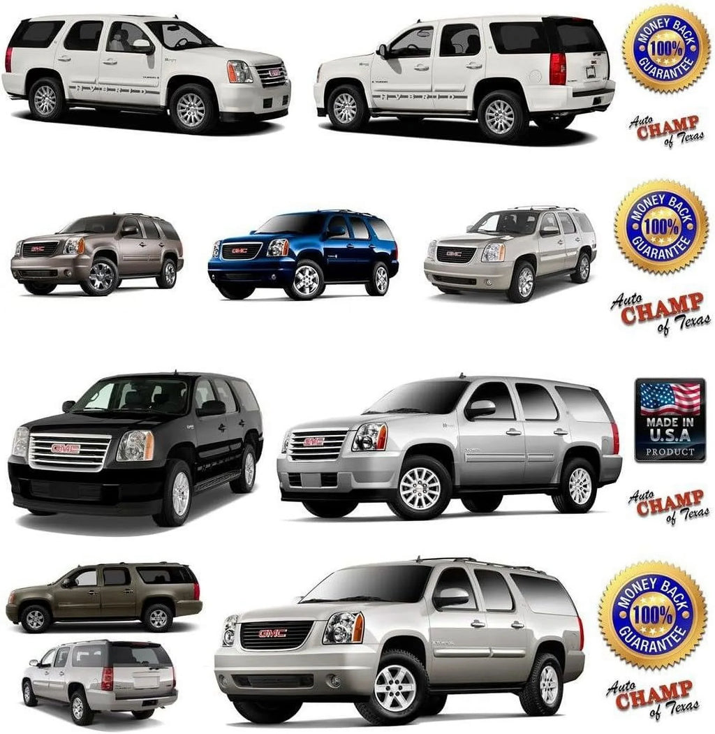 Auto Yukon XL - 2009-2014 Bottom Of SLE 1500 with GMC Seat Cloth 2500 -Driver Side Compatible Cover Champ Gray Texas: