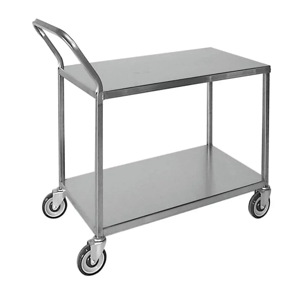 with - Steel L 41" x H Stainless Cart Handle x 41" Stock HUBERT® W 20" Loop