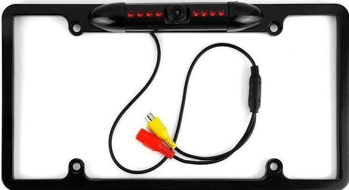 Alpine Camera Night Pioneer Kenwood JVC Rear View Black Frame Color Vision