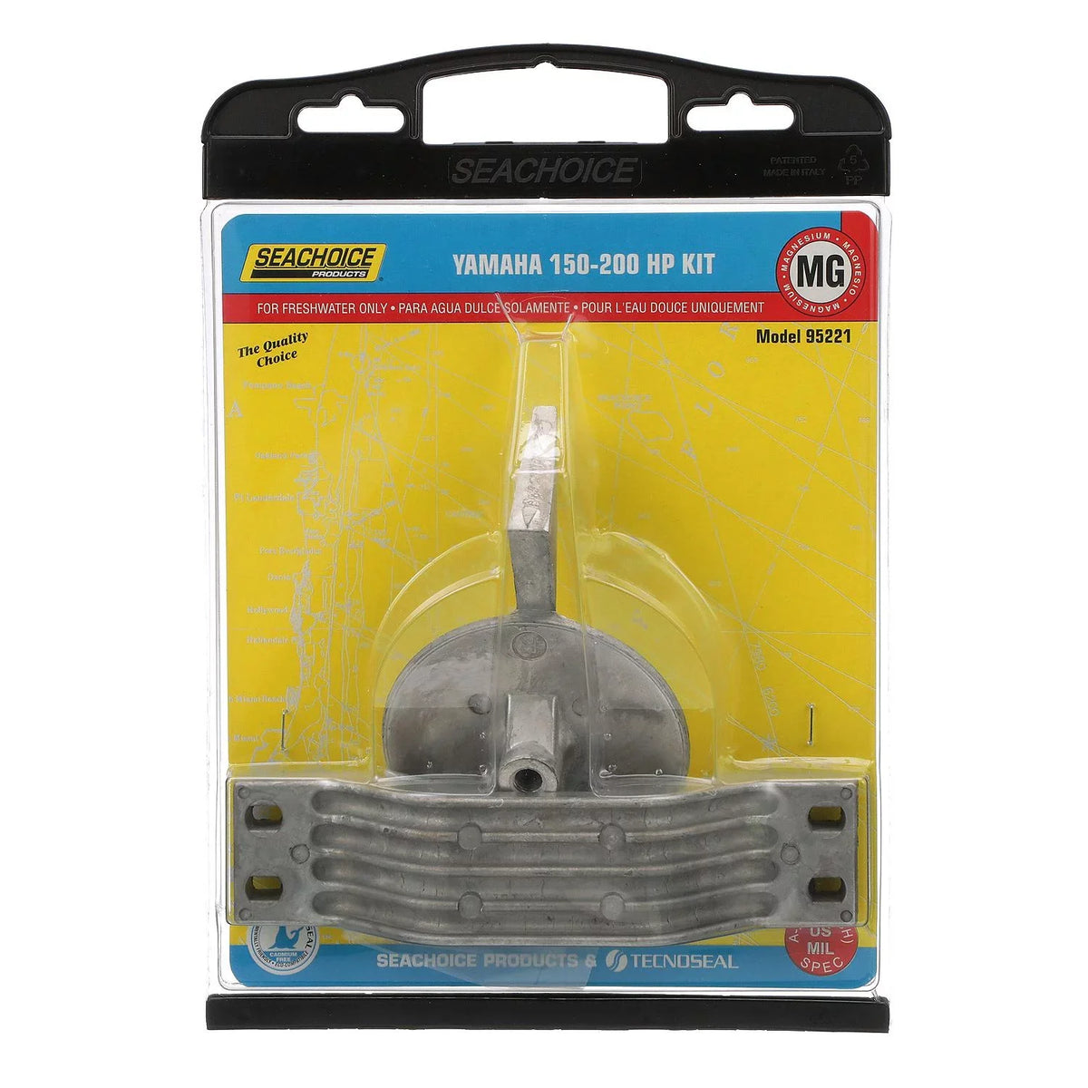Environmentally Yamaha Friendly Kit, Seachoice Aluminum, 150-200hp, Cadmium-Free, Anode