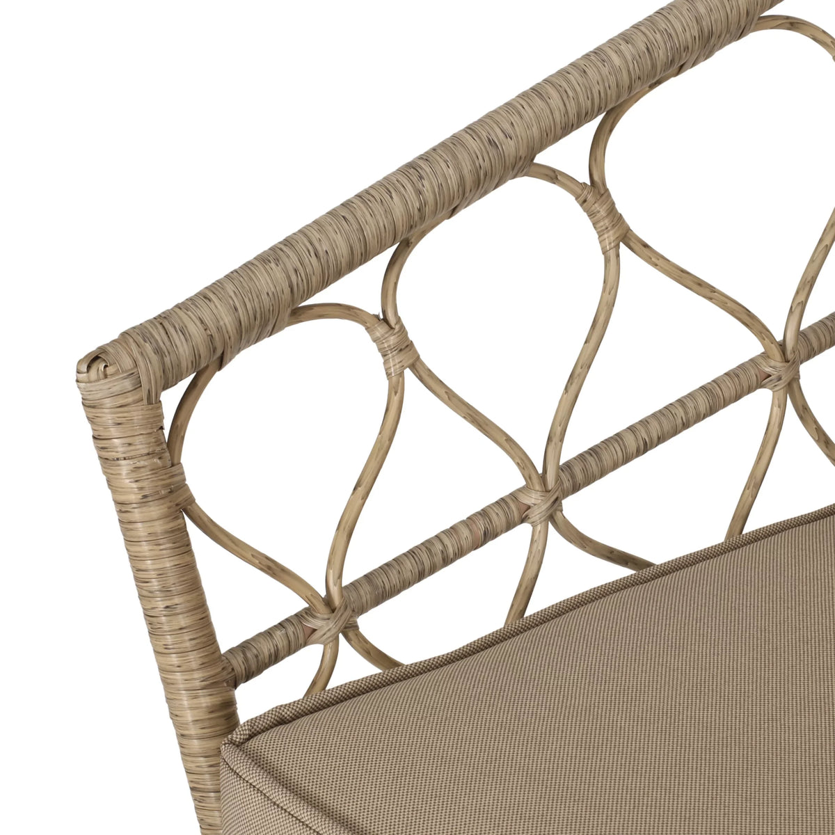 with Montserrat Brown Outdoor Wicker Seater 4 Cushions, Light and Set Beige Chat