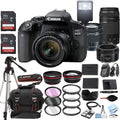 STM Case Filters + EOS Tripod Memory w/EF-S + EF 50mm Bundle T7i + + Lens DSLR 40pc Zoom 128GB 75-300mm F/4-5.6 Canon STM Camera Lens Lens III 18-55mm f/1.8 F/4-5.6 800D Rebel + + is