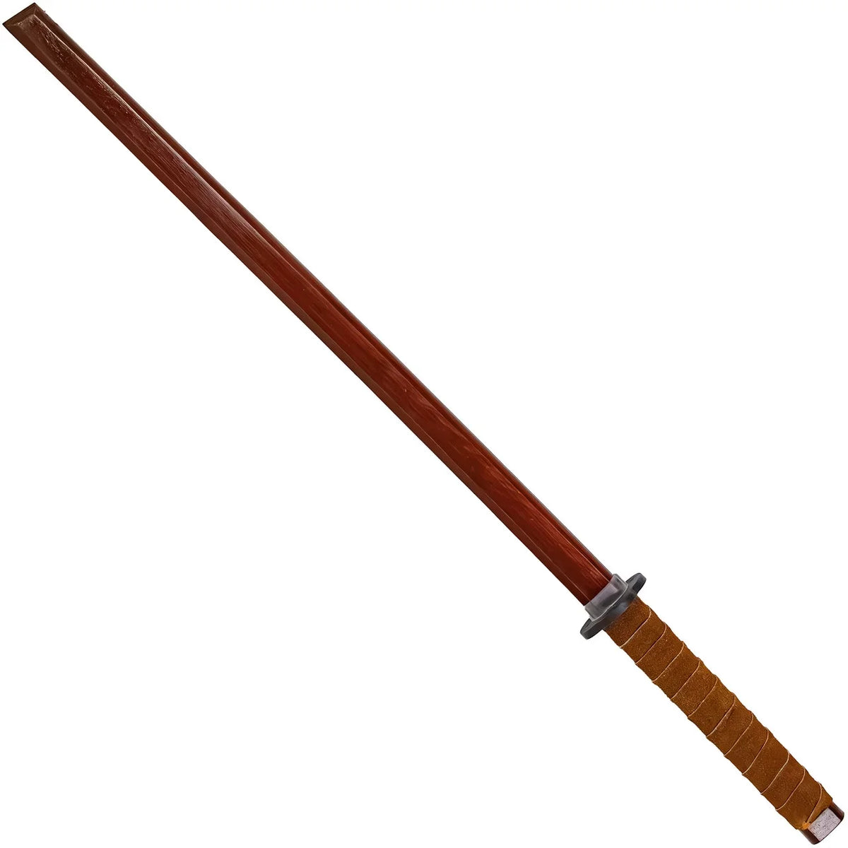 Sparring Training Functional Armory Sword Replicas Leather Practice Sheesham Playful Handle Genuine Katana Brown Wooden