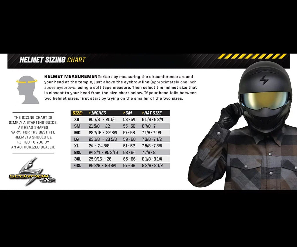 '- Helmet EXO-R320 Black - Scorpion XS