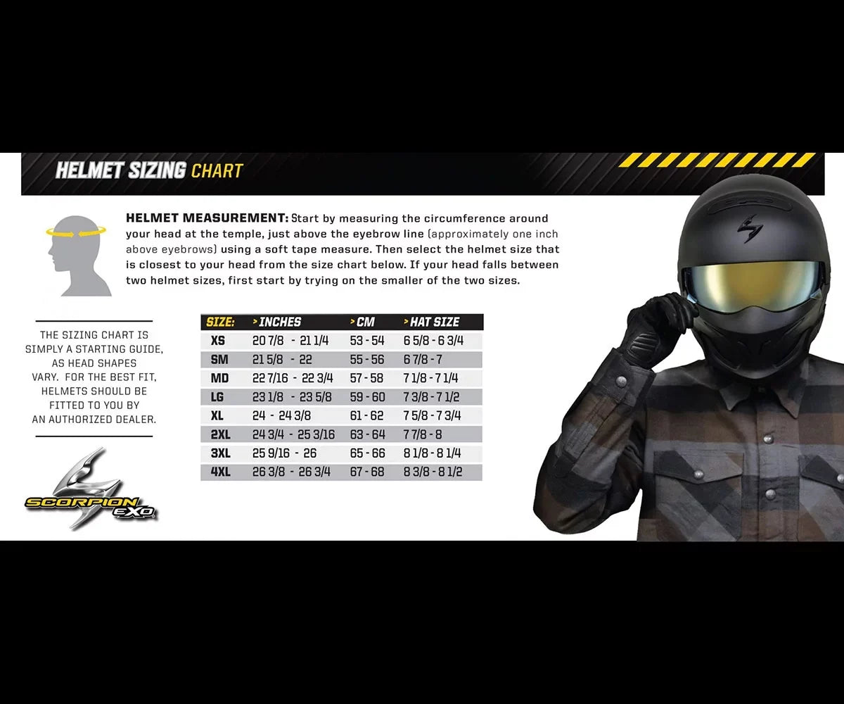 '- Helmet EXO-R320 Black - Scorpion XS