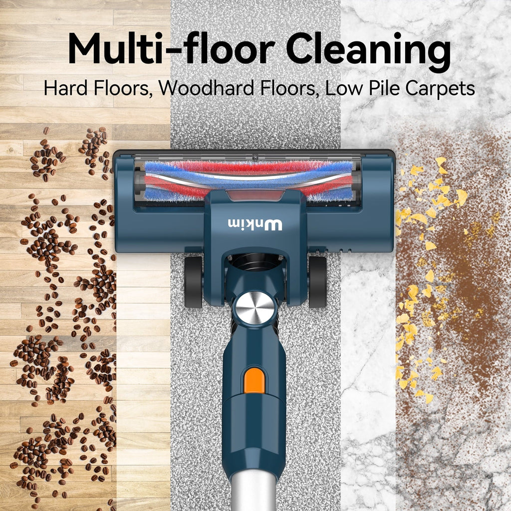 Mins Battery, Carpet 35 Home Pet for Cleaner, Vacuum Powerful Cordless mAh Wnkim with Hard Runtime, 2200 Hair, Lightweight Stick Vacuum up Floor M5 6-in-1 Vacuum Cleaner to