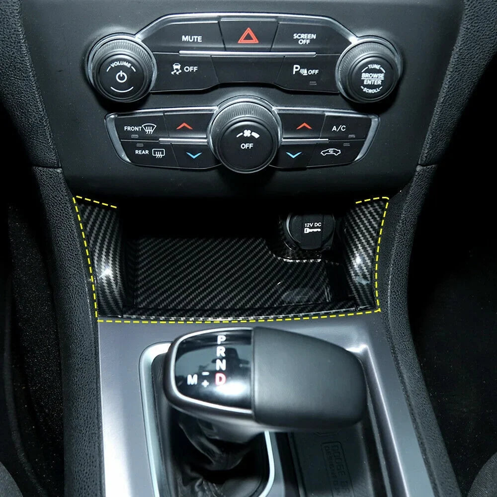Trim Cover Gear Shift Teledu Consoles Storage 4pc Panel Center
