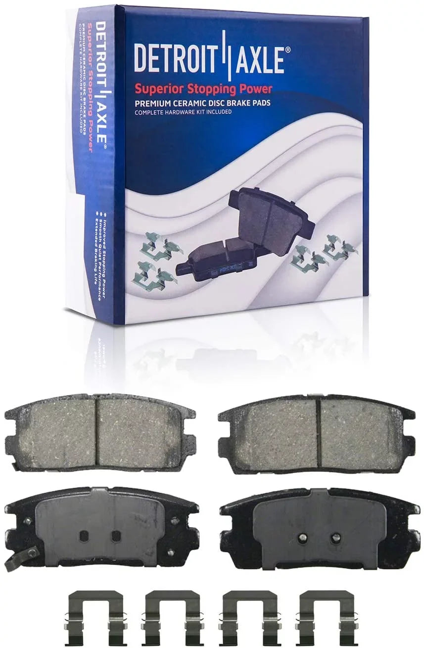 Sport and Pontiac Vue Front Axle VUE Captiva for 4 XE Brake Equinox Torrent Pads 2008-2009 Suzuki Chevrolet XL-7, SATURN - Saturn Pads Fits Detroit Ceramic Rear Brake select: Replacement