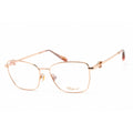 Rim VCHF50S Gold Full Women's 08FC Frame Metal Eyeglasses Chopard