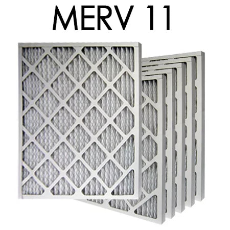 Air Filter 11 MERV 6PK Pleated Actual 18x24x2 Size | 17.375x23.375x1.75 -