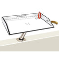 White White Table Magma Black 20" Levelock #T10-312B Mate Bait Filet