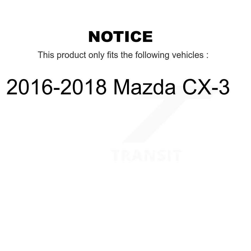 CX-3 For 2016-2018 Front Kit Mazda Brake Ceramic Rear KCX-100524 Pads