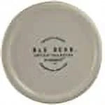 Lid Wooden on and Dipper Pot Yellow with Letters Dunn LL Black HONEY Kitchen Bee Rae Ivory Ceramic