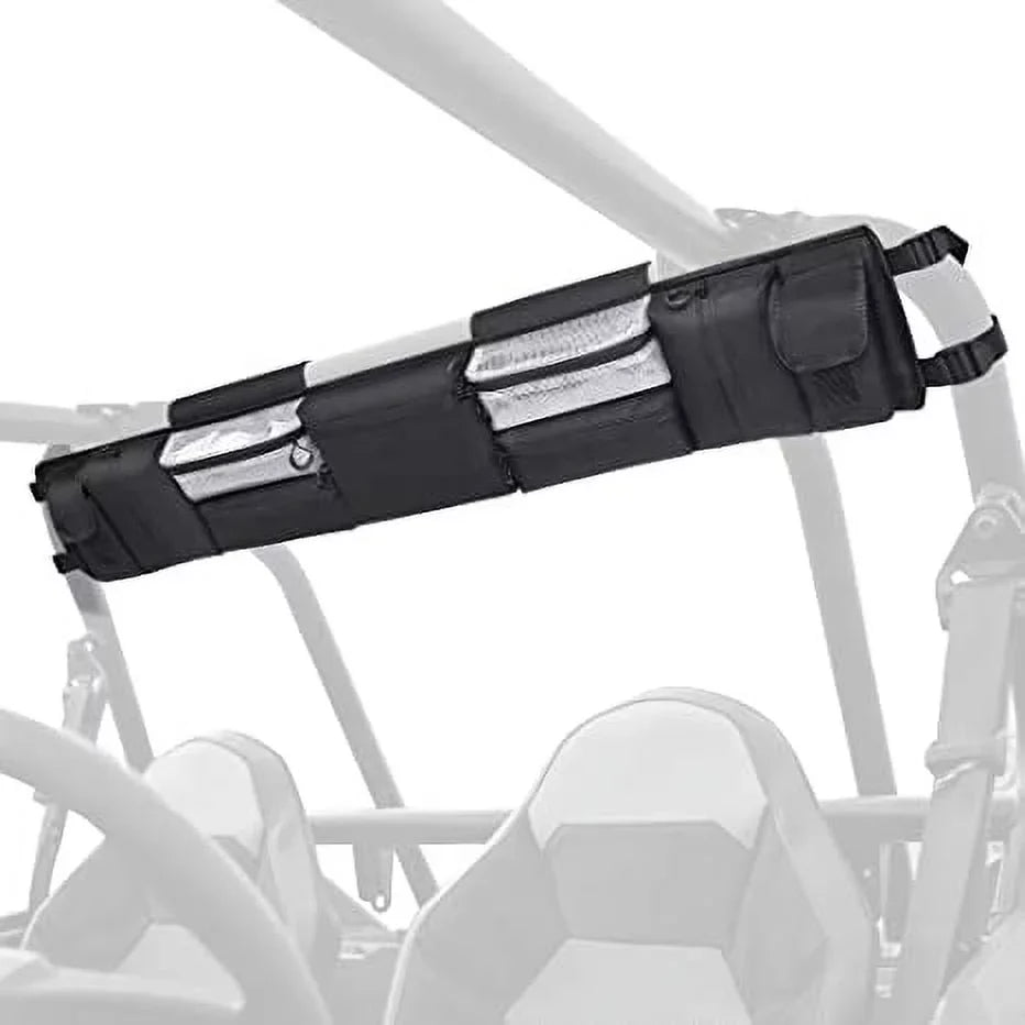 Kawasaki Black Most Storage Full Tools Polaris, UTVs Organizer, and Cage MICTUNING Solution Bag Bags, Cargo UTV Roll Yamaha Rear for UTVs, Size Storage Gear