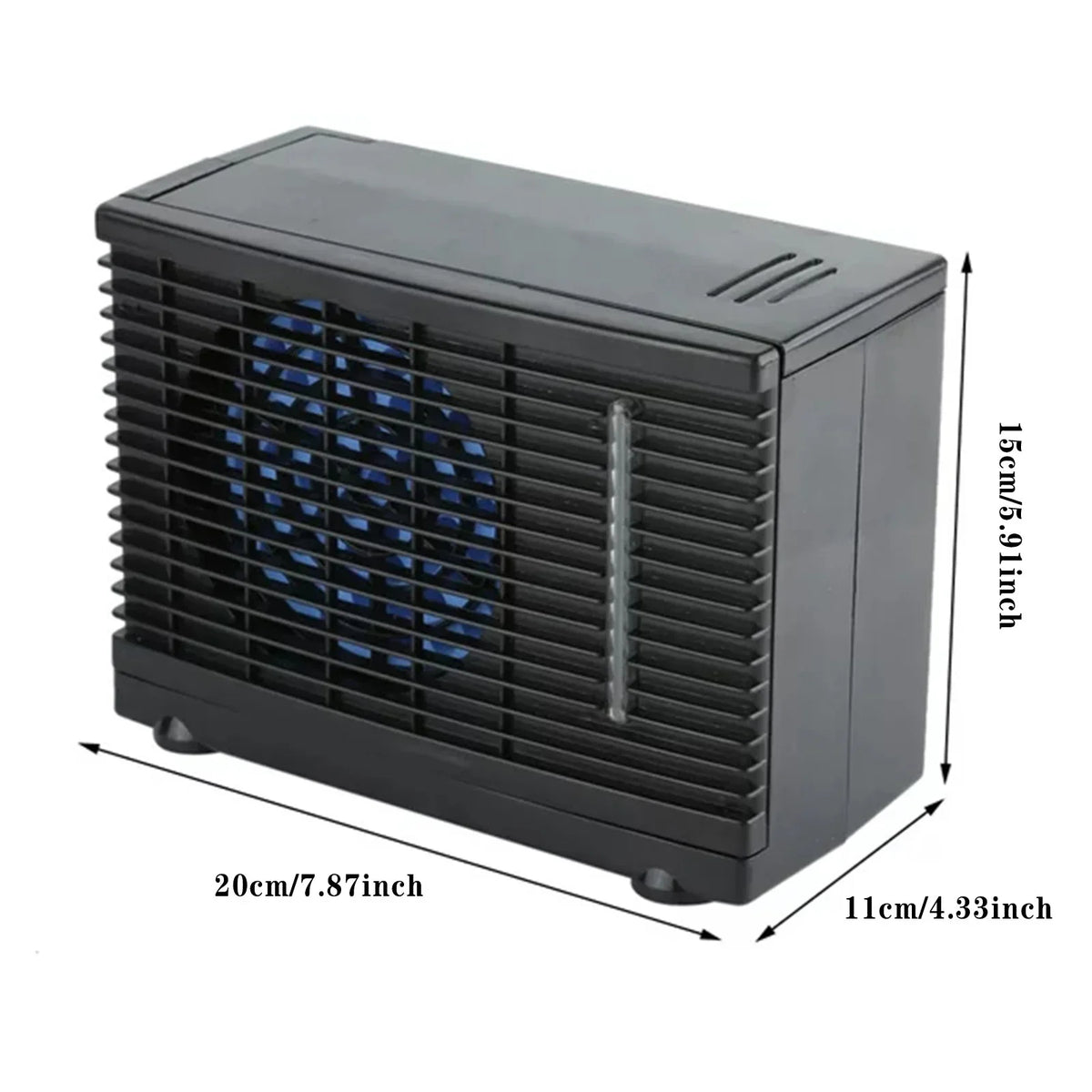 Water Car 12V Mini Car Conditioner Air Cooler Fan Evaporative Car Truck Holder Home Conditioner ZiSUGP Evaporative Air Conditioner Phone Portable Air